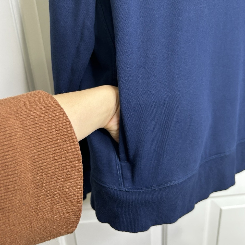 DSG Hoodie Sweatshirt Womens LARGE Navy Blue - Picture 2 of 8